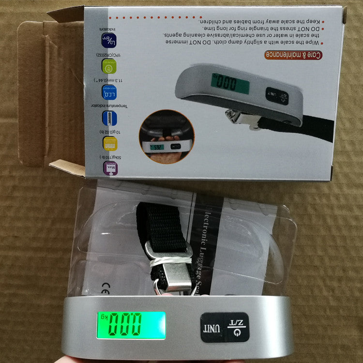 "Zoll" Metal Electronic Digital LCD Weighting Hanging Luggage Scale